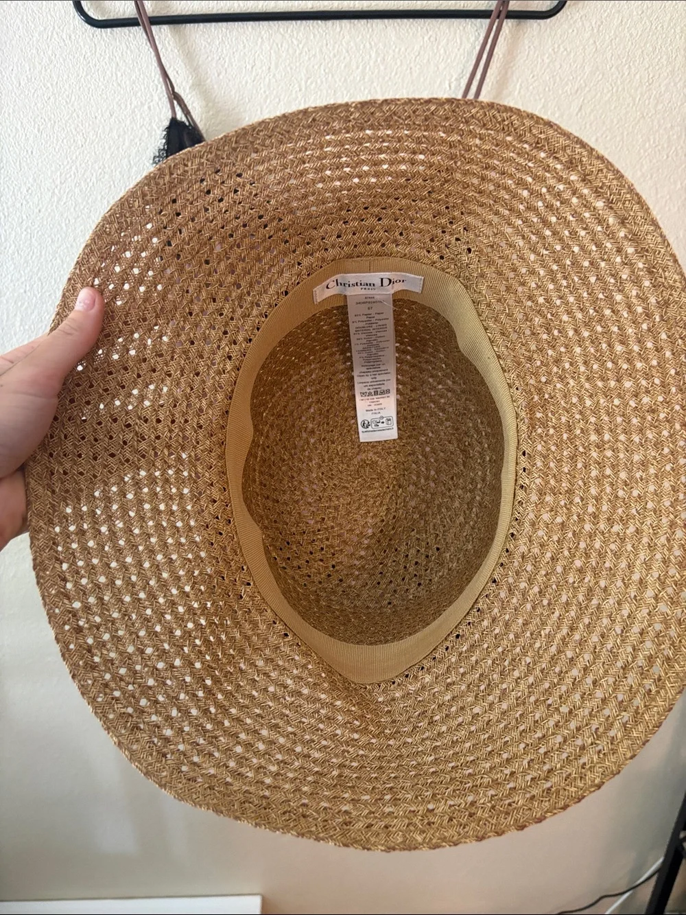 Dior D-Bobby Large Brim Hat